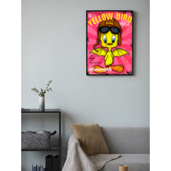 Yellow Bird Popart by mr.grossart