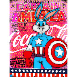 Cap. America Popart by mr.grossart