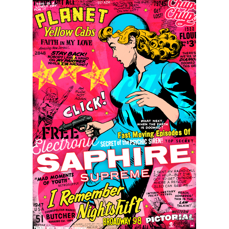 Saphire Supreme Popart by mr.grossart