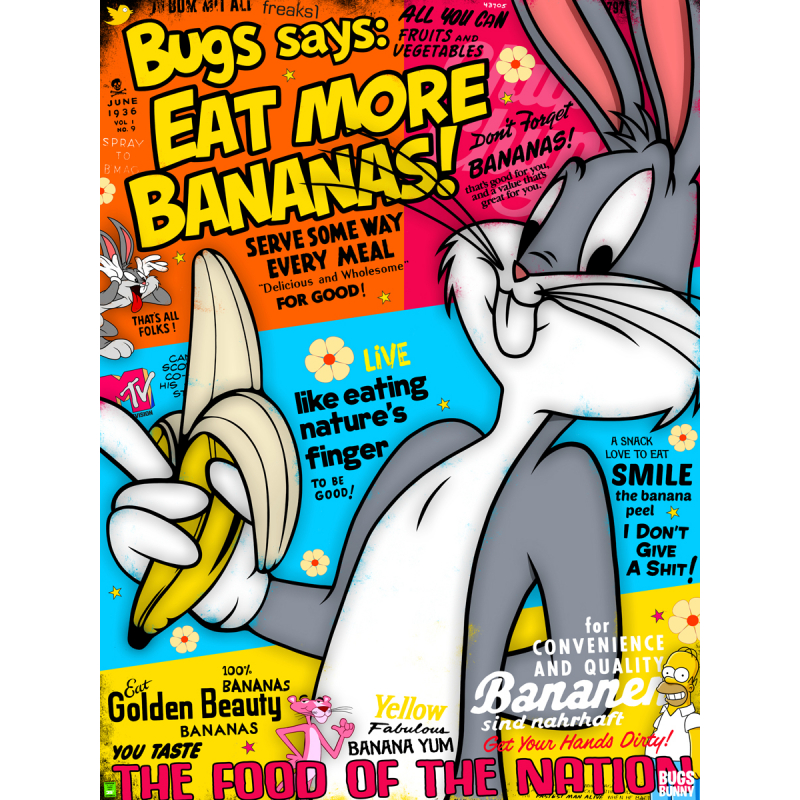 Bugs says: Eat more Bananas! Poprt by mr.grossart Bugs says: Eat more Bananas! Poprt by mr.grossart
