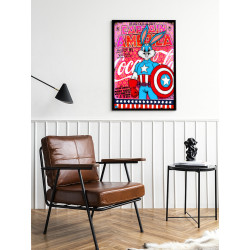 Cap. America Popart by mr.grossart