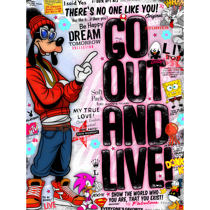 Go out and live! Popart by mr.grossart